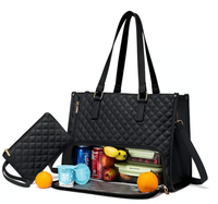 🔥Hot Sale 50% OFF🔥3 in 1 Lunch Tote Bag for Women🎁Free Matching Wallet⏰