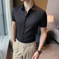 🖤 50% OFF NOW! ❄️ Men's Ice Silk High Elasticity Short Sleeve Shirt – Breathable, Moisture-Wicking & Anti-Bacterial 💪— Free Shipping For Two Pieces