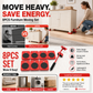 ⏳🔥LIMITED-TIME 50% OFF! ⏰Casters! Move your furniture with ease—all by yourself! They won’t damage your furniture or floors, making it easy to maintain your ideal home environment.