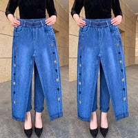 🔥Hot Sale🔥Women's High-Elasticity Heart Pattern Embroidered Jeans
