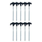 8" Screw in Tent Stakes - Ground Anchors Screw in