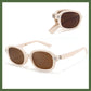 Polarized Folding Sunglasses with Lightweight Case