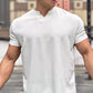 🔥Hot Sale 50% Off🔥High-quality Slim Fit Men's High Elastic Short Sleeves Workout T-Shirt