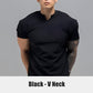 🔥Hot Sale 50% Off🔥High-quality Slim Fit Men's High Elastic Short Sleeves Workout T-Shirt