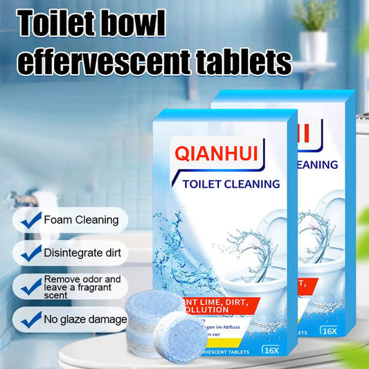 🔥Buy 2 Get 1 Free - 🍋Lemon Scent Toilet Bowl Cleaner Tablets