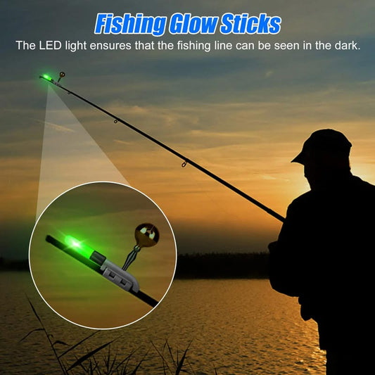 Fishing Rod LED Light with Buzzer Bell