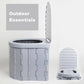 🚗🚽Portable outdoor folding toilet