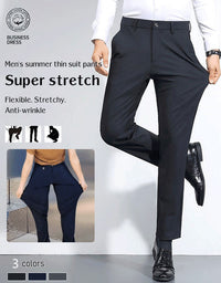 🔥2026 Hot Sale 50% OFF🔥Men's Summer Thin Suit Business Pants