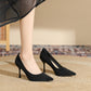 Women's Pointed-Toe Black High Heels