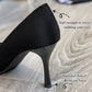 Women's Pointed-Toe Black High Heels