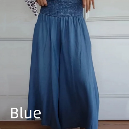 Women's Trendy High Waist Wide Leg  with Pockets