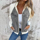 Women's Creative Denim Splicing Jacket