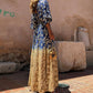 Women’s Elegant V-Neck Floral Print Wide-Leg Flowy Jumpsuit