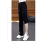 High-Waisted Wide-Leg Pants with Elastic Waistband