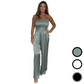 Women's Strapless Wide-Leg Jumpsuit