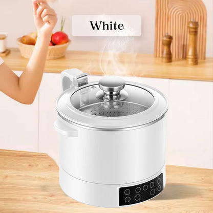 3L Smart Lifting Electric Hot Pot with Steaming Basket