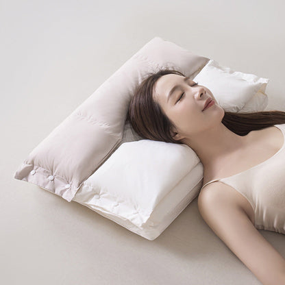 ⏳🔥LIMITED-TIME 55% OFF! ⏰☁️ Soft and Hard Dual-Zone Neck Support Pillow🛏️