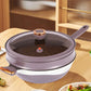 Multifunctional Non-Stick Frying Pan with Lid