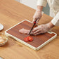 Double Sided Antibacterial Cutting Board with Stand