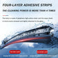 Silent Four-Layer Rubber Strip Windshield Wipers for Car