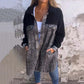 Women’s Sherpa-Lined Denim Long Shirt Jacket