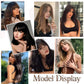 💥Limited Time Big Sale 40% OFF💥 Natural Hair Toppers with Bangs for Women（100% Natural Real Hair）