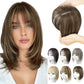 💥Limited Time Big Sale 40% OFF💥 Natural Hair Toppers with Bangs for Women（100% Natural Real Hair）