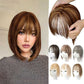 💥Limited Time Big Sale 40% OFF💥 Natural Hair Toppers with Bangs for Women（100% Natural Real Hair）