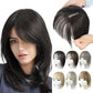 💥Limited Time Big Sale 40% OFF💥 Natural Hair Toppers with Bangs for Women（100% Natural Real Hair）
