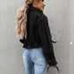 🥳SUMMER HOT SALE🥳💞50K+ SOLD!💥50% OFF! 🔥Stand Collar Snap Button Drawstring Pocket Jacket