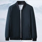 Men's Casual Lightweight Full-Zip Jacket with Pockets