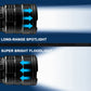 🔥Hot sale🔥Multifunctional White Laser Telescopic Zoom Flashlight