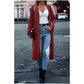 Solid Color Front-Opening Loose Fit Sweater with Pockets