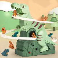 💝Gift Idea Hot sale 49% OFF-Electric Dinosaur Chase Race Track Playset🦕