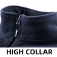 Windproof Warm Men's Jackets with Zippered Pockets