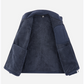 Windproof Warm Men's Jackets with Zippered Pockets
