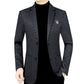 🔥New Hot Sale🔥Men's Slim-Fit Fleece-Lined Suit Jacket【Comfortable & Warm】