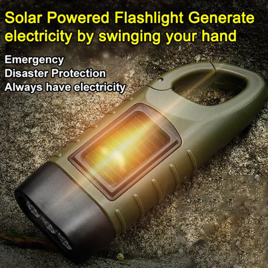 🔥🎁New arrival 50% OFF💥Portable Outdoor Solar Flashlight 🔦