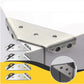 🏆 Last Day Special Price £9.99! 🔥Buy 2 Get 1 Free🎁UNIVERSAL STAINLESS STEEL FURNITURE CORNER BRACES — Triangular Stability Reinforcement🔧