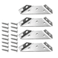🏆 Last Day Special Price £9.99! 🔥Buy 2 Get 1 Free🎁UNIVERSAL STAINLESS STEEL FURNITURE CORNER BRACES — Triangular Stability Reinforcement🔧