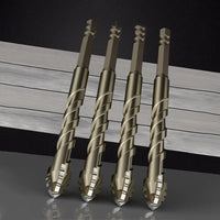 🔥4-Piece Diamond Grit Drill Bit Set - Tile/Glass/Marble/Concrete Drill Bits (2025 Upgraded 4-Flute Eccentric Design)