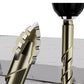 🔥4-Piece Diamond Grit Drill Bit Set - Tile/Glass/Marble/Concrete Drill Bits (2025 Upgraded 4-Flute Eccentric Design)