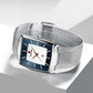 🔥2025 Hot Sale-Free Shipping🔥Men’s Ultra-thin Square Mesh Belt Quartz Watch