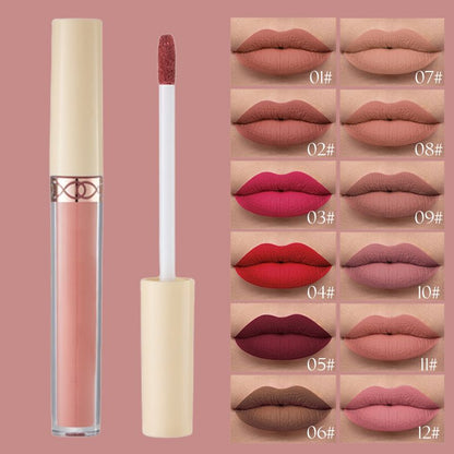 🔥Buy 1 Get 1 Free⏰12 Colors Velvet Matte Liquid Lipstick