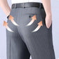 Men's Classic Comfortable High-Waist Straight-Cut Trousers