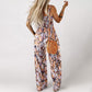 🏖️Summer Hot Sale 50% OFF🌼🎨Women’s Casual Print Sleeveless Overalls Jumpsuits