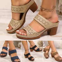 Women's Comfortable Slip-on Wedge Sandals