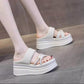 💯Spring Specials🎉Women's Rhinestone Thick Platform Slip-On Sandals— Free Shipping For Two Pieces