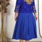 👑2025 HOT SALE 50% OFF🎉Haute Couture luxury|Lace embroidered jacket × satin solid evening dress set