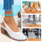 🏖️Summer Hot Sale 49% OFF🌼Women's Fashion Hollow Out Chunky High Heel Sandals
